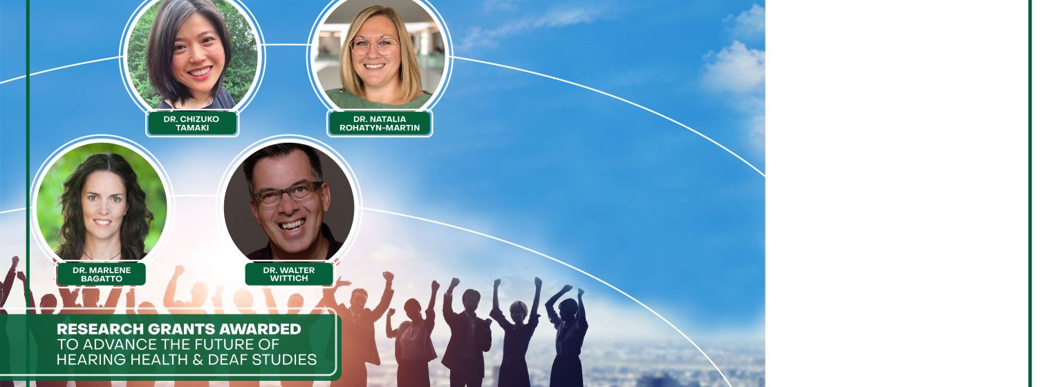 Four research grants awarded to advance future of hearing health and Deaf studies